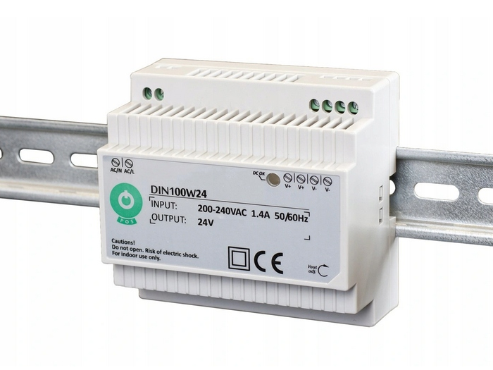 LED napajalnik DIN 24 V, 100 W, IP20