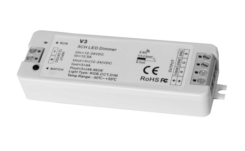 V3 LED krmilnik RGB/CCT/DIMM