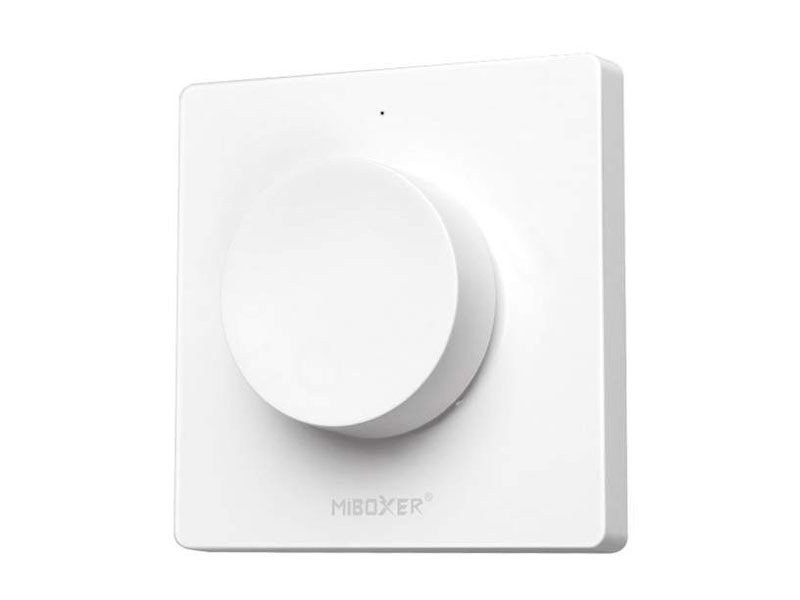 Vrtljivo stensko stikalo 2.4 GHz, CCT, bel