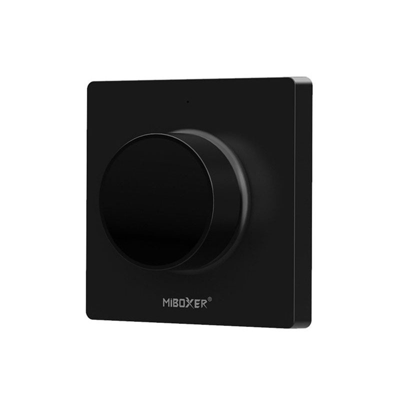 Vrtljivo stensko stikalo 2.4 GHz, CCT, črn